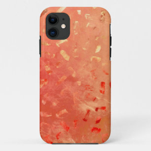 Capa Para iPhone 11 Brilho Dourado Laranja Vermelho
