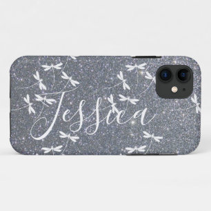 Capa Para iPhone 11 Brilho e libélulas personalizadas Case-Mate iP