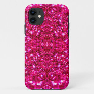 Capa Para iPhone 11 brilho rosa quente