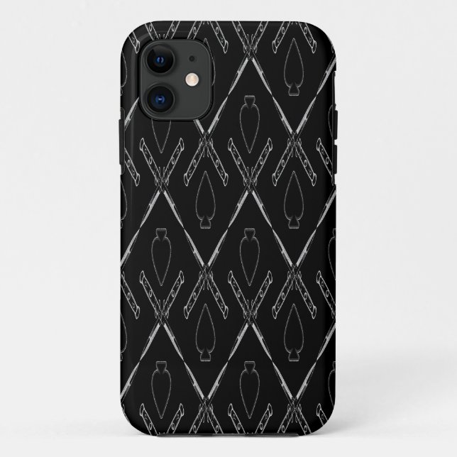 Capa Para iPhone 11 Brincando com as Facas (Verso)