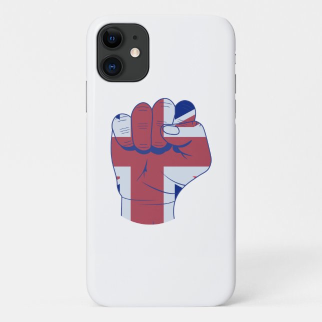 Capa Para iPhone 11 Britânico Levantado (Verso)