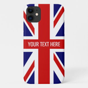 Capa Para iPhone 11 British Union Jack flag impressão personalizado c