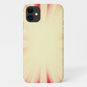 Capa Para iPhone 11 Broca solar vermelha e amarela