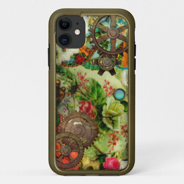 Capa Para iPhone 11 Bronze Funky do Victorian (Verso)