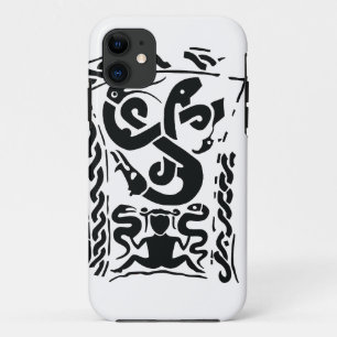 Capa Para iPhone 11 Bruxa da Cobra pedra viking Gotland história antig
