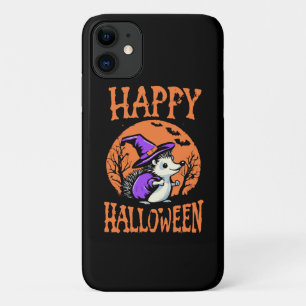 Capa Para iPhone 11 Bruxa de Ourico Feliz Halloween
