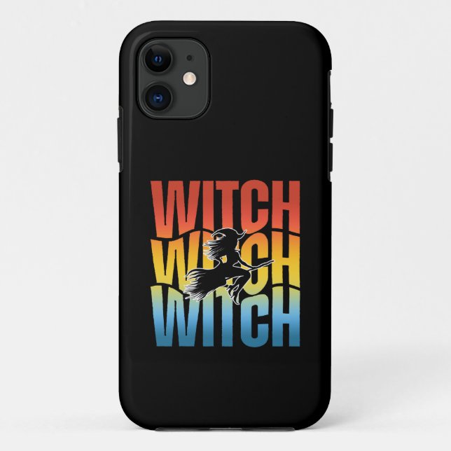 Capa Para iPhone 11 bruxa do HALLOWEEN (Verso)