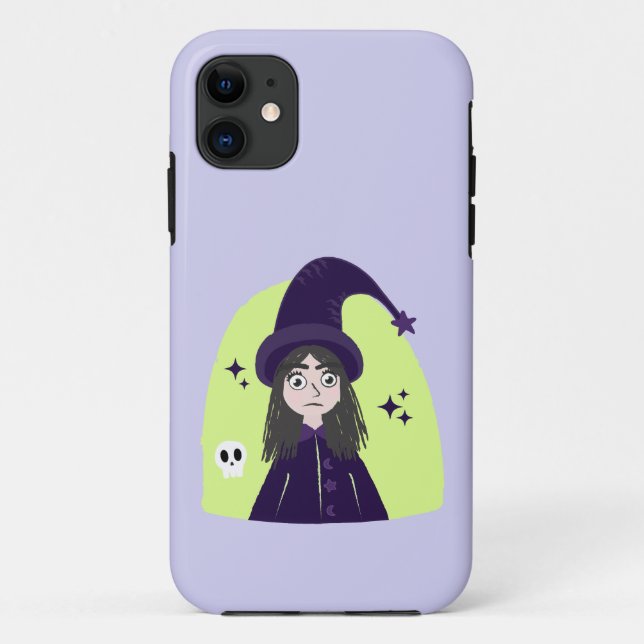 Capa Para iPhone 11 Bruxa Encantadora e Raivosa (Verso)