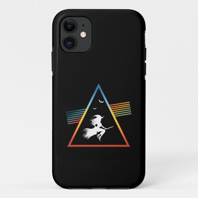 CAPA PARA iPhone 11 BRUXA RETRÔ HALLOWEEN (Verso)