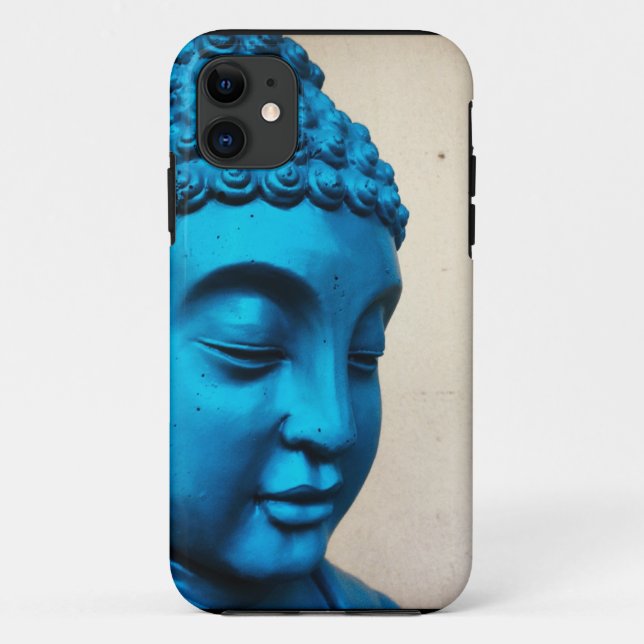 Capa Para iPhone 11 Buddha azul (Verso)