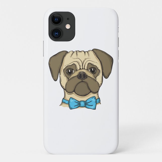 Capa Para iPhone 11 buldogue (Verso)