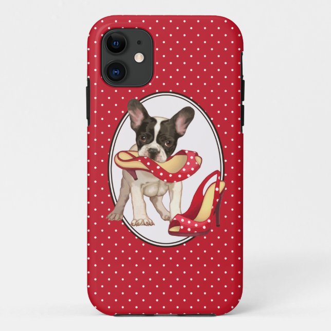 Capa Para iPhone 11 Buldogue Francês (Verso)