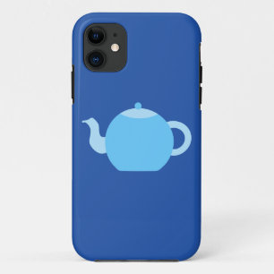Capa Para iPhone 11 Bule azul no fundo do marinho
