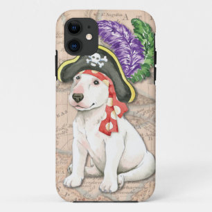 Capa Para iPhone 11 Bull Terrier Pirate