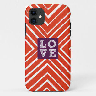 Capa Para iPhone 11 Bullseye do AMOR dos namorados