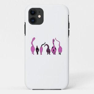 Capa Para iPhone 11 Bumbuns de Gato Roxo