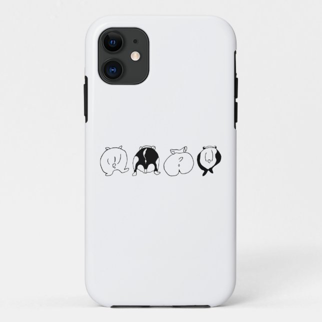Capa Para iPhone 11 Bumbuns de hamster (Verso)