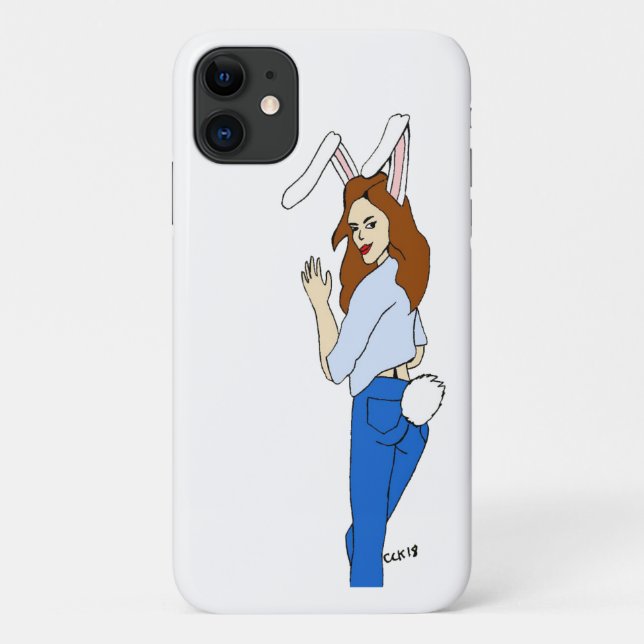 Capa Para iPhone 11 bunnygirl (Verso)