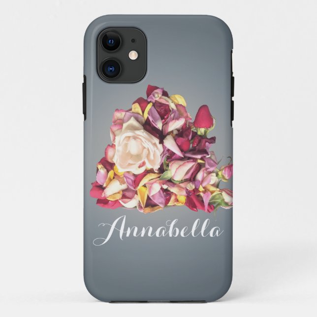 Capa Para iPhone 11 Buquê (Verso)