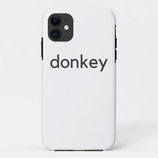 Capa Para iPhone 11 burro escuro (Verso)