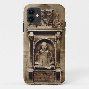 Capa Para iPhone 11 Busto de William Shakespeare (1564-1616) e do