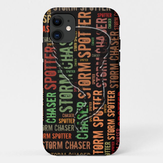 Capa Para iPhone 11 Caçador da tempestade (Verso)