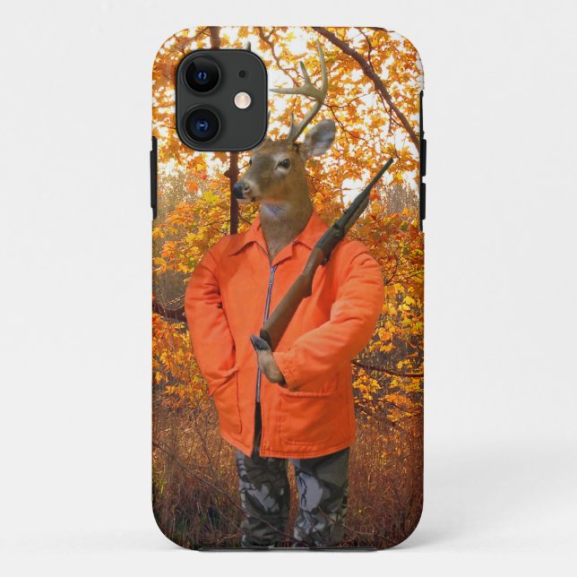 Capa Para iPhone 11 Caçador de veados (Verso)