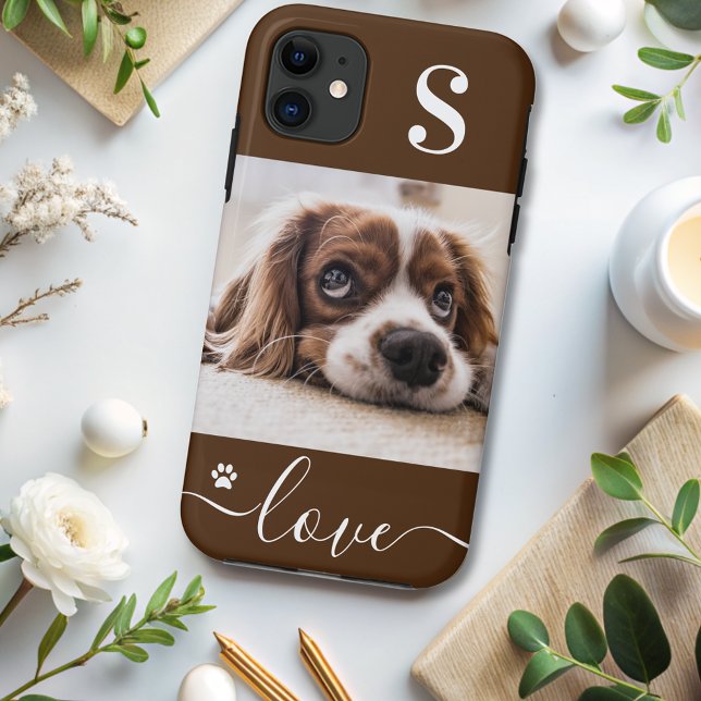 Capa Para iPhone 11 Caçador personalizado de fotos de animais de estim (Criador carregado)
