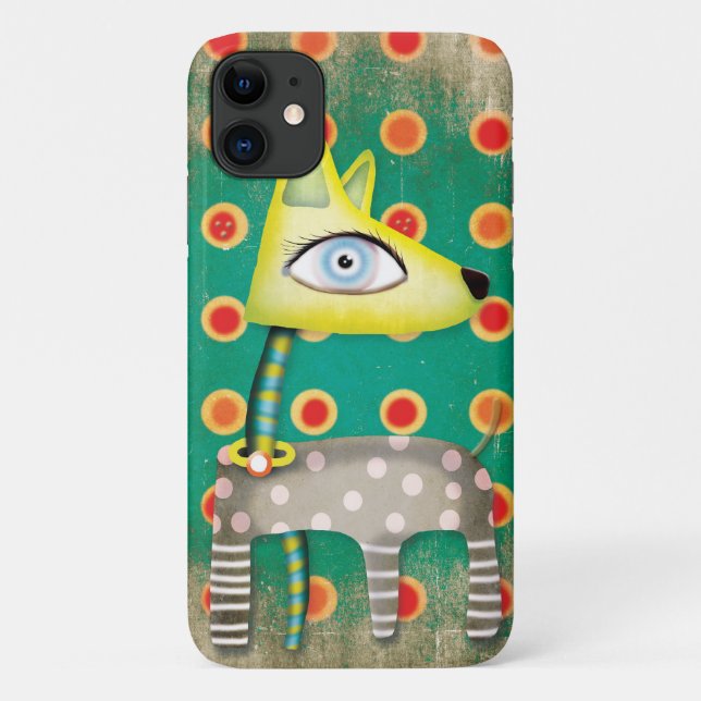 Capa Para iPhone 11 Cachorro Alebrije (Verso)