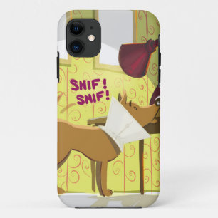 Capa Para iPhone 11 Cachorro Conehead Engraçado
