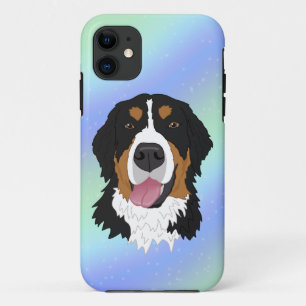 Capa Para iPhone 11 Cachorro da Montanha Bernese