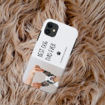 Capa Para iPhone 11 Cachorro do Melhor Pai do Collage Moderno Nunca<br><div class="desc">"Apresentando o 'Melhor Cachorro Pai Nunca'! Esta fotografia de colagem moderna captura o vínculo encantador entre um pai amoroso e seu companheiro peludo. De longas caminhadas no parque a noites confortáveis no sofá, esta dupla dinâmica é inseparável. Através de grossos e finos, eles têm as costas uns dos outros e...</div>