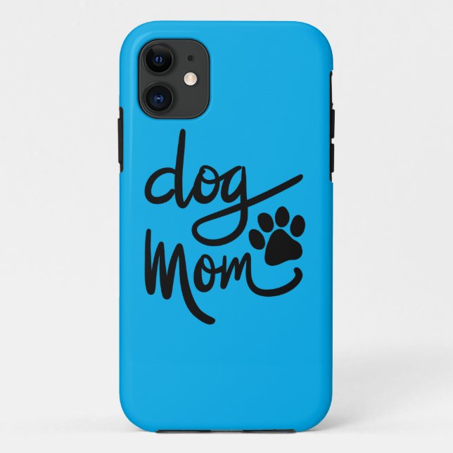 Capa Para iPhone 11 Cachorro Engraçado Mãe (Verso)