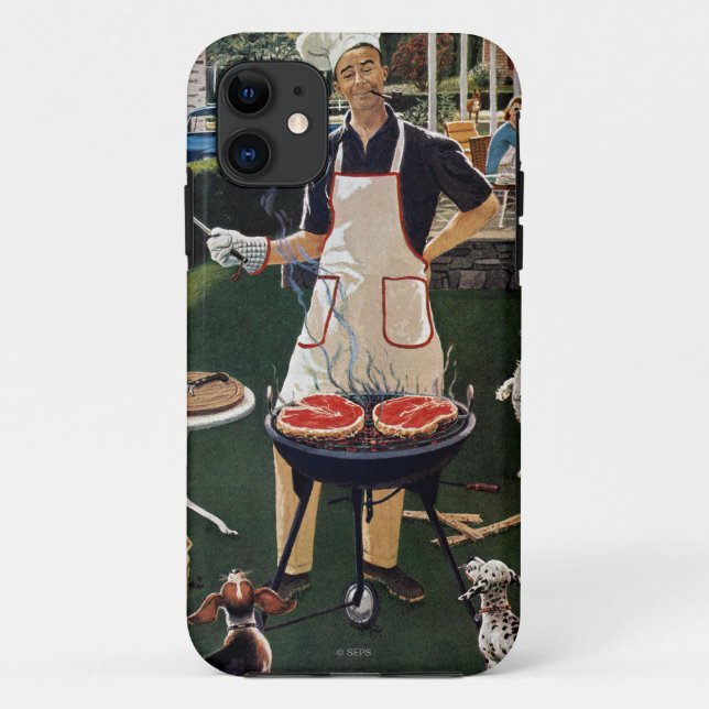 Capa Para iPhone 11 Cachorros quentes (Verso)