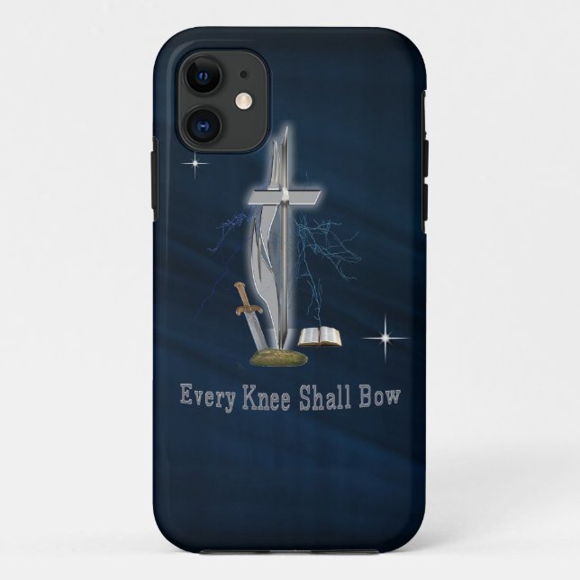 Capa Para iPhone 11 Cada joelho deve arco (Verso)