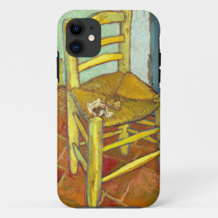 Capa Para iPhone 11 Cadeira de Vincent Van Gogh com cachimbo