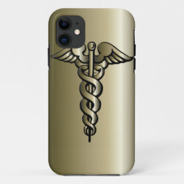 Capa Para iPhone 11 Caduceus - presentes para a enfermeira