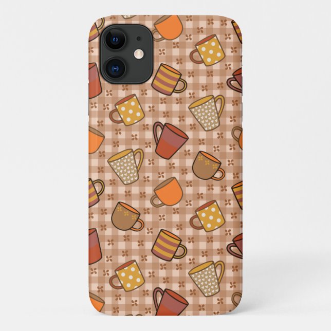 Capa Para iPhone 11 Café (Verso)