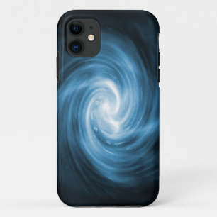 Capa Para iPhone 11 Caixa azul abstrata do iPhone 5 do redemoinho