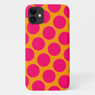 Capa Para iPhone 11 Caixa cor-de-rosa das bolinhas