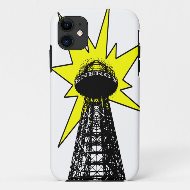 Capa Para iPhone 11 caixa da torre da energia (Verso)