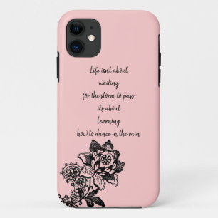 Capa Para iPhone 11 Caixa de Cotação de Vida 11