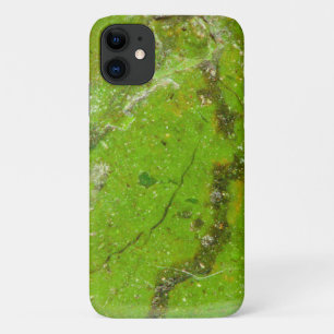 Capa Para iPhone 11 Caixa de Textura de Pedra Verde do Gemstone iPhone
