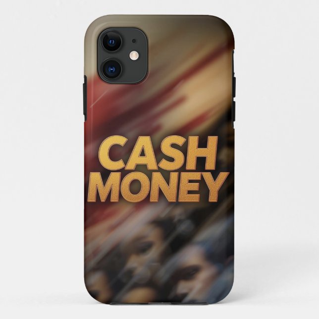 Capa Para iPhone 11 Caixa Dourada Splash Móvel (Verso)