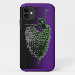 Capa Para iPhone 11 Caixa iPhone / iPad dançarina de Ballerina