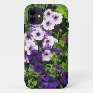 Capa Para iPhone 11 Caixa roxa do iPhone 5 dos petúnias