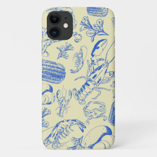 Capa Para iPhone 11 Cajun Seafood Boil - Arte Comida Costeira do Sul