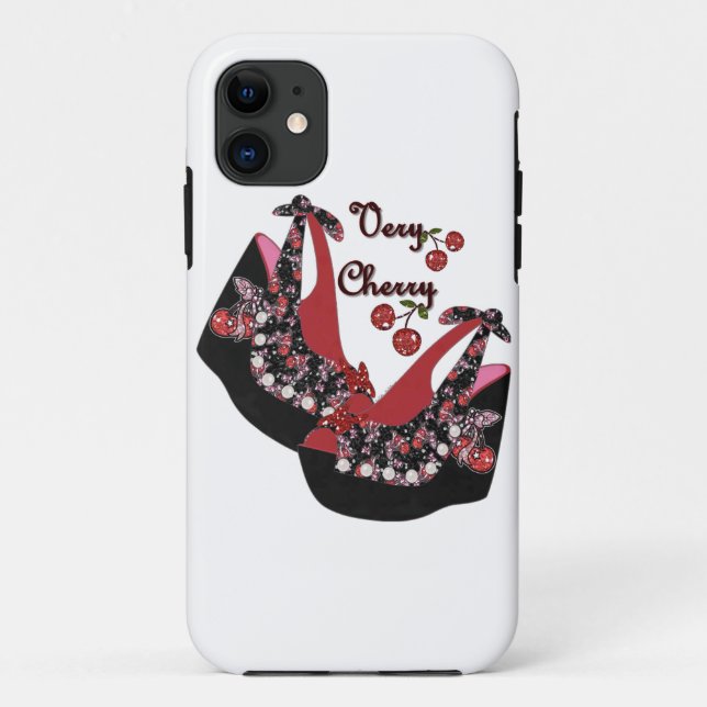 Capa Para iPhone 11 CALÇADOS RAB Rockabilly Muito Cerejeiros (Verso)