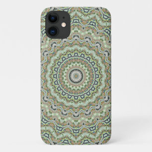 Capa Para iPhone 11 Caleidoscópio verde