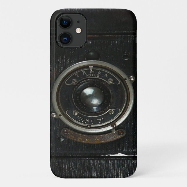 Capa Para iPhone 11 Câmara Vintage (Verso)